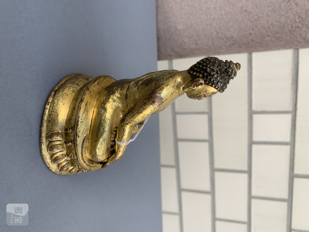 A GILT-COPPER FIGURE OF BUDDHA SHAKYAMUNI - 图10